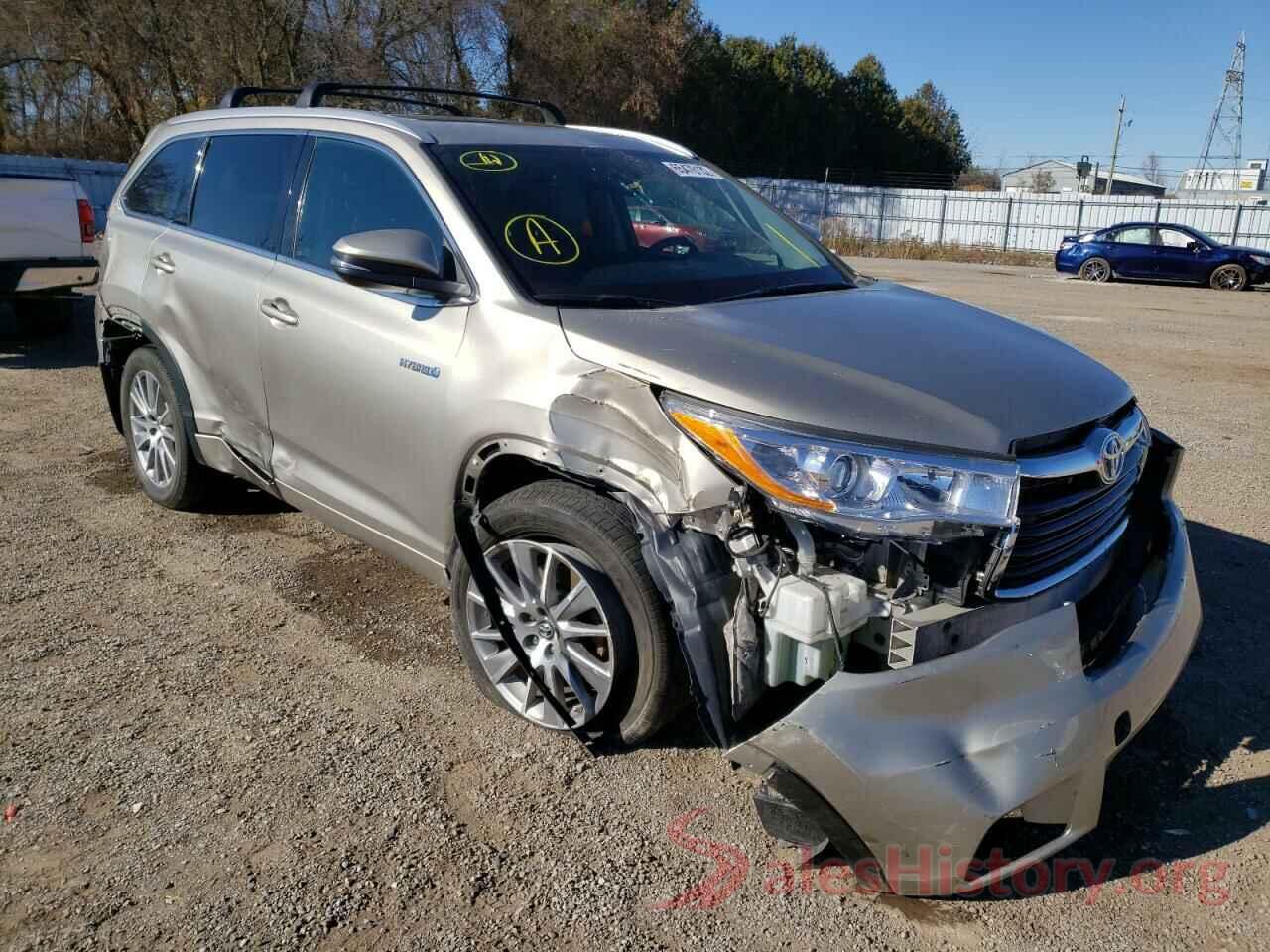 5TDJCRFH6GS020337 2016 TOYOTA HIGHLANDER