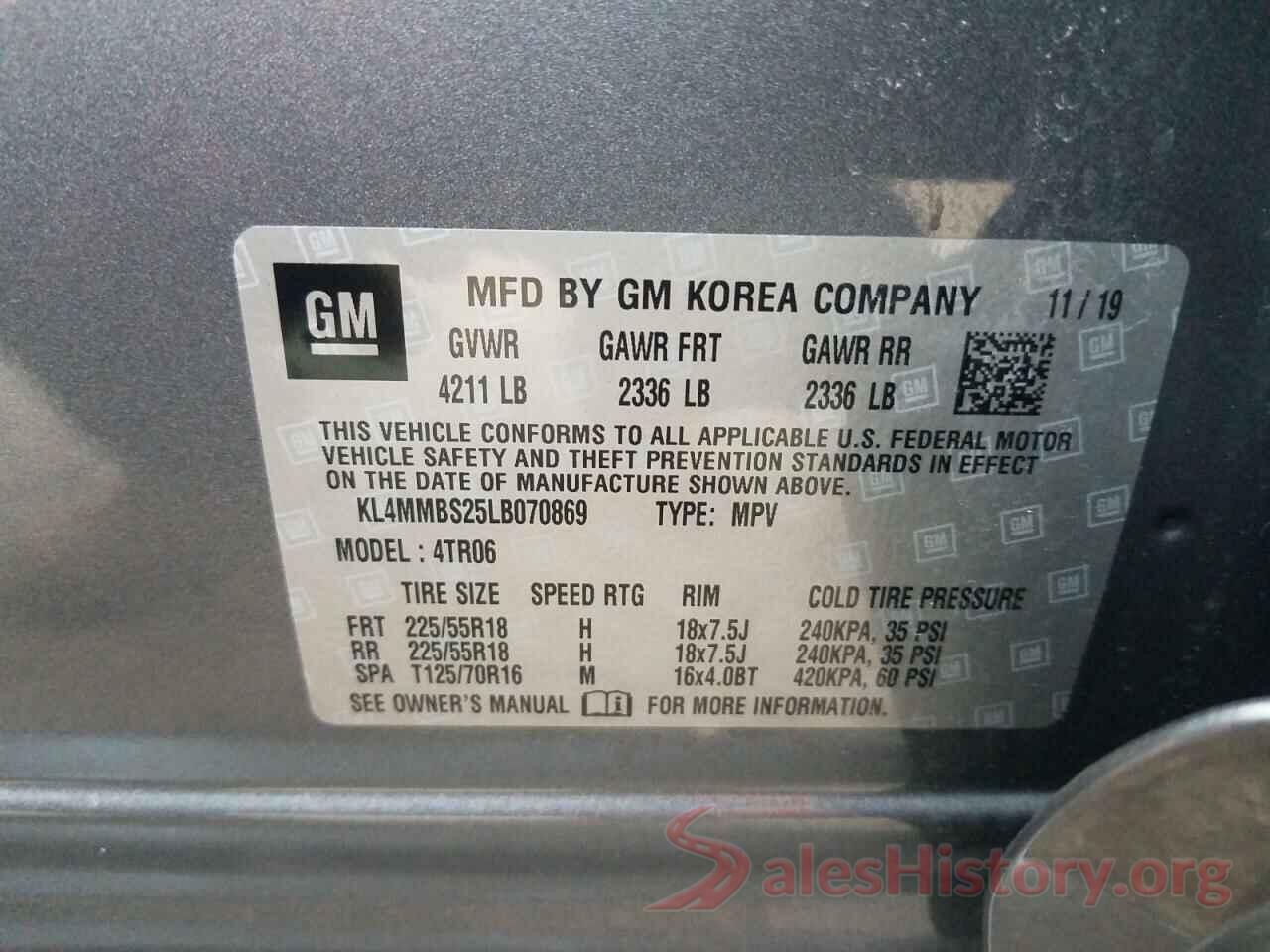 KL4MMBS25LB070869 2020 BUICK ENCORE