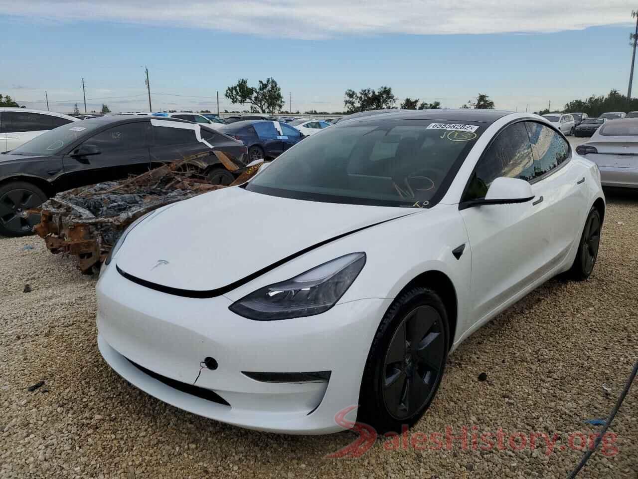 5YJ3E1EA0MF062785 2021 TESLA MODEL 3