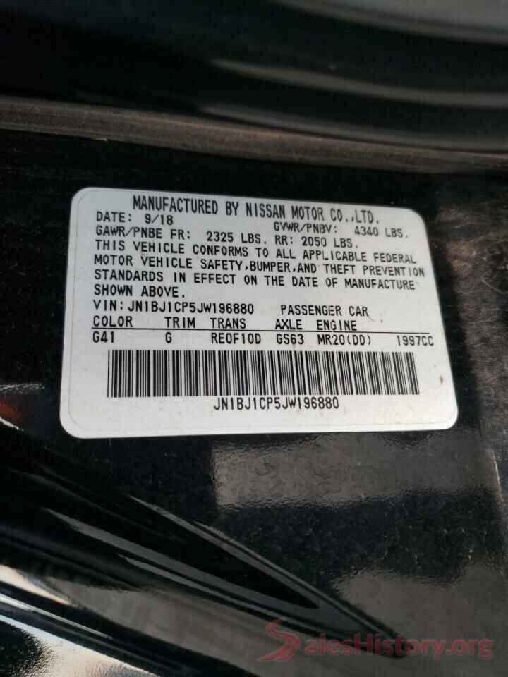 JN1BJ1CP5JW196880 2018 NISSAN ALL OTHER