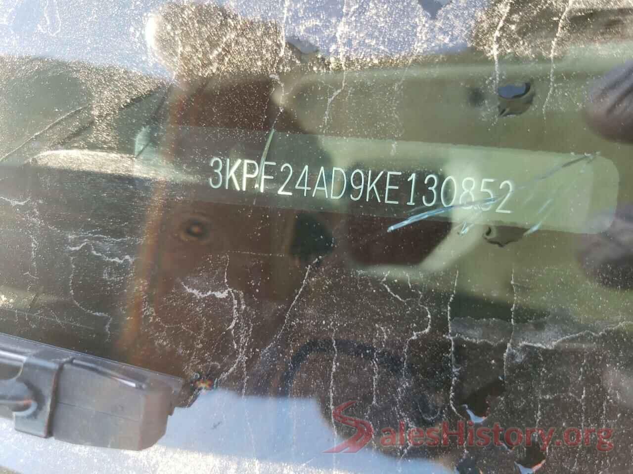 3KPF24AD9KE130852 2019 KIA FORTE