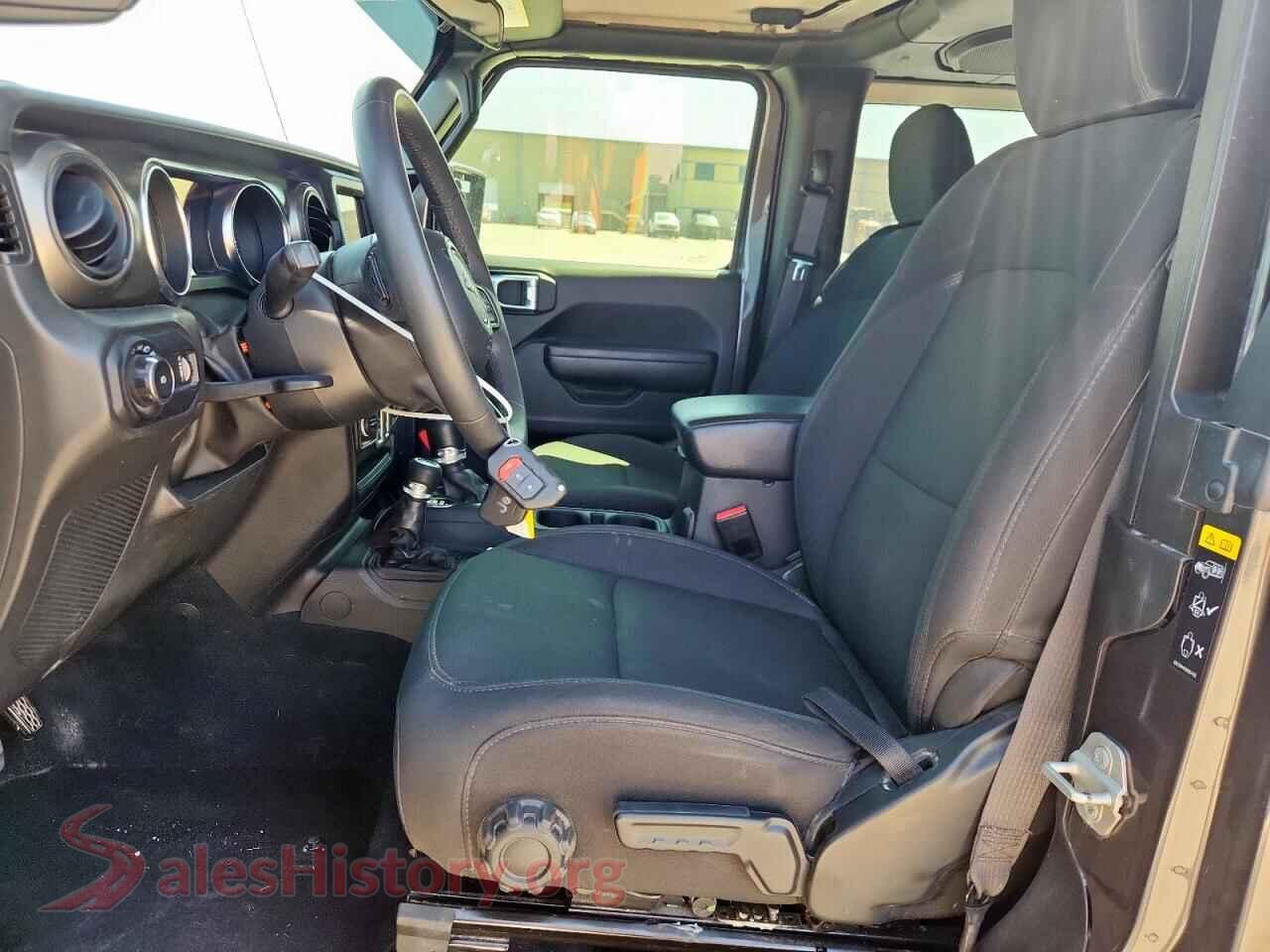 2023 JEEP WRANGLER VIN 1C4GJXAN6PW671629, engine bay