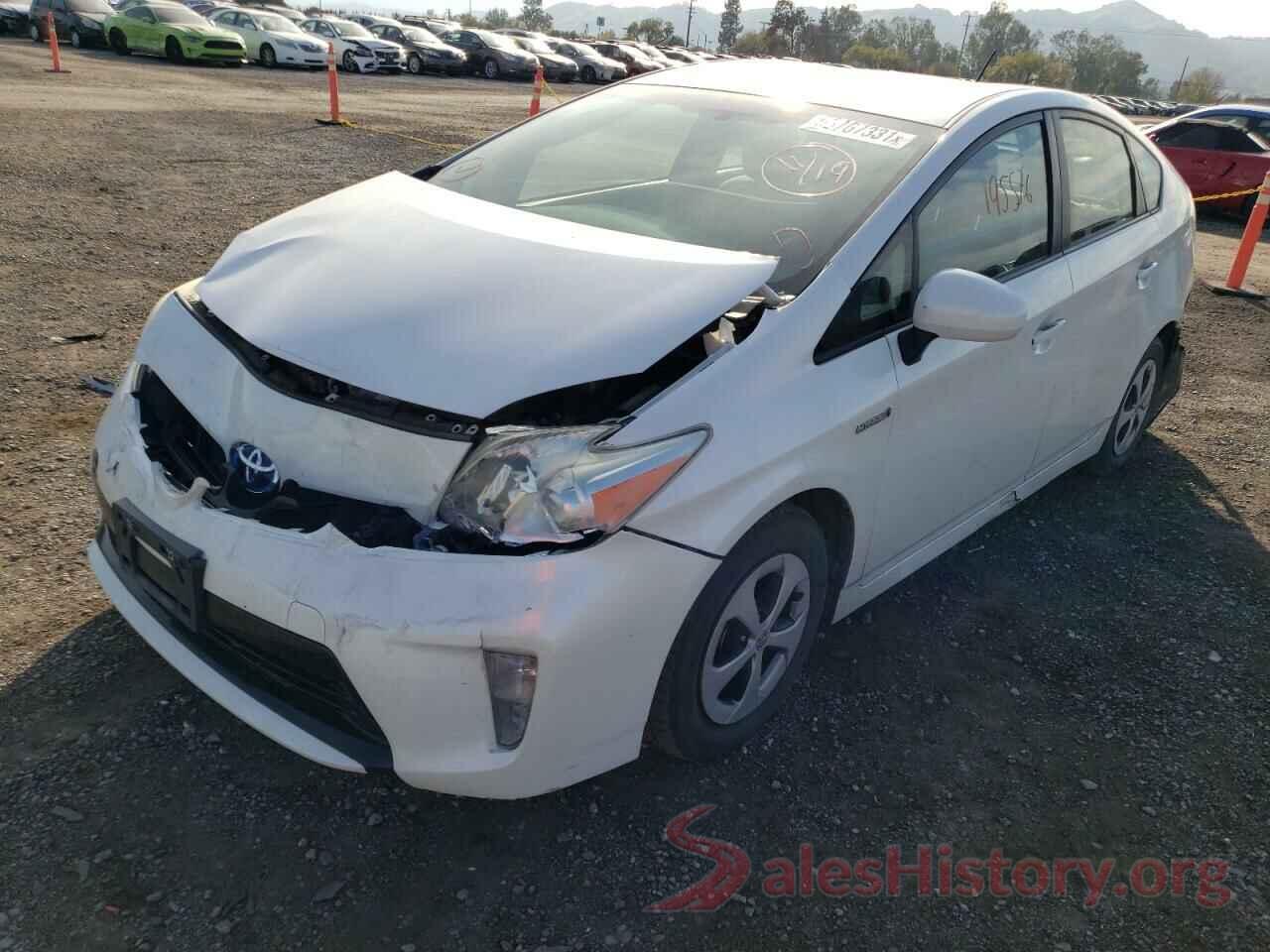 JTDKN3DU4C5455661 2012 TOYOTA PRIUS