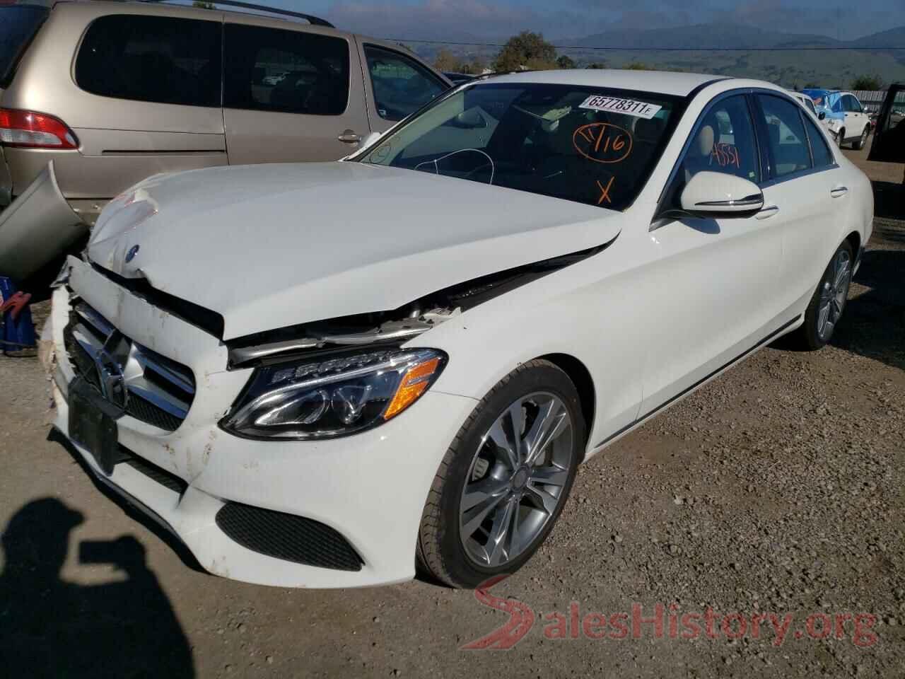 55SWF4JB3GU141736 2016 MERCEDES-BENZ C-CLASS