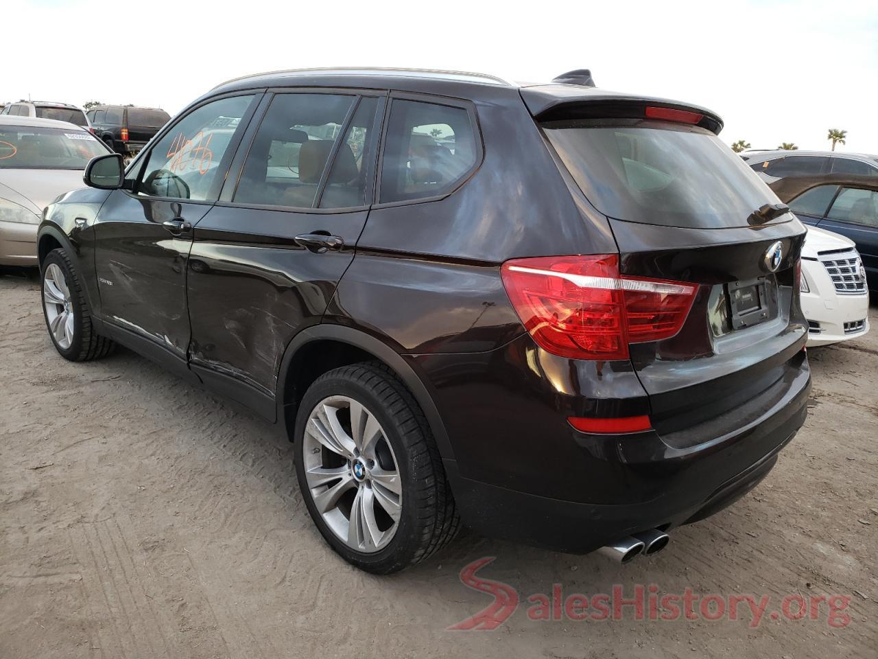 5UXWX9C59G0D85443 2016 BMW X3