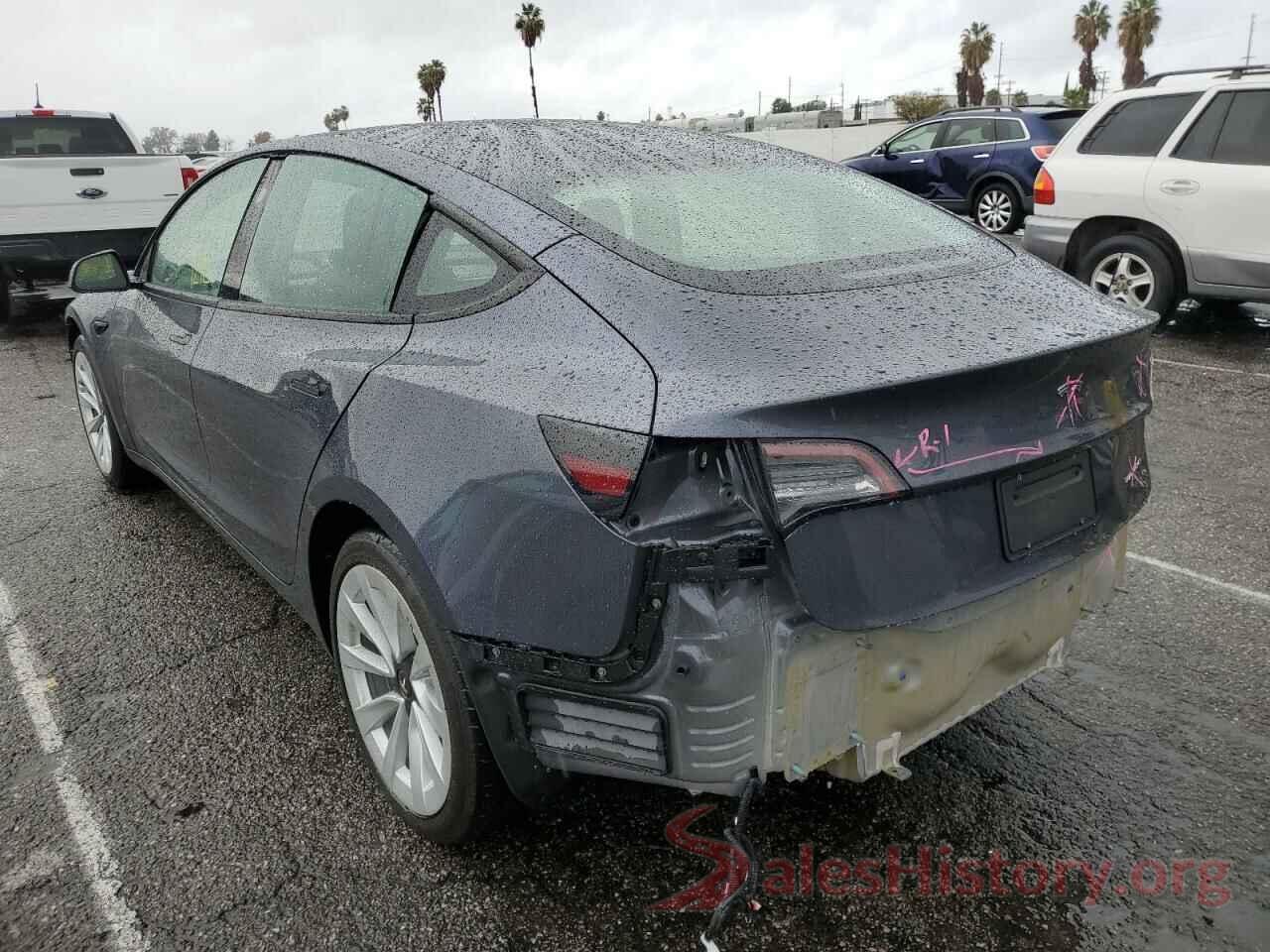 5YJ3E1EBXNF367642 2022 TESLA MODEL 3