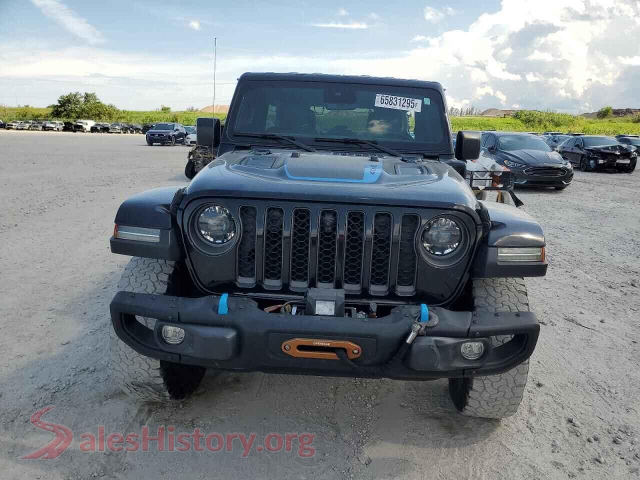 2023 JEEP WRANGLER VIN 1C4JJXR68PW502926, rear view