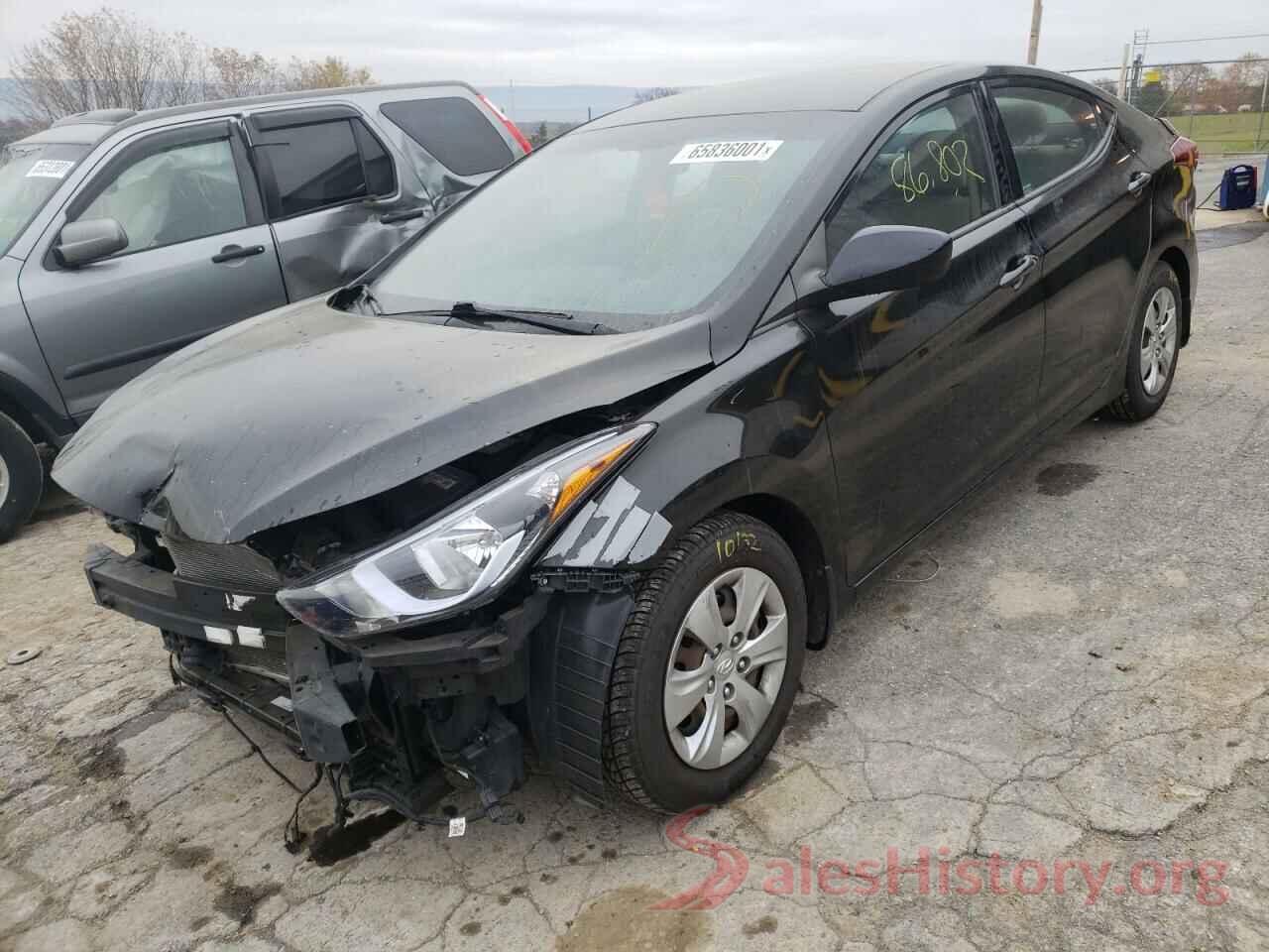 KMHDH4AE0GU646035 2016 HYUNDAI ELANTRA