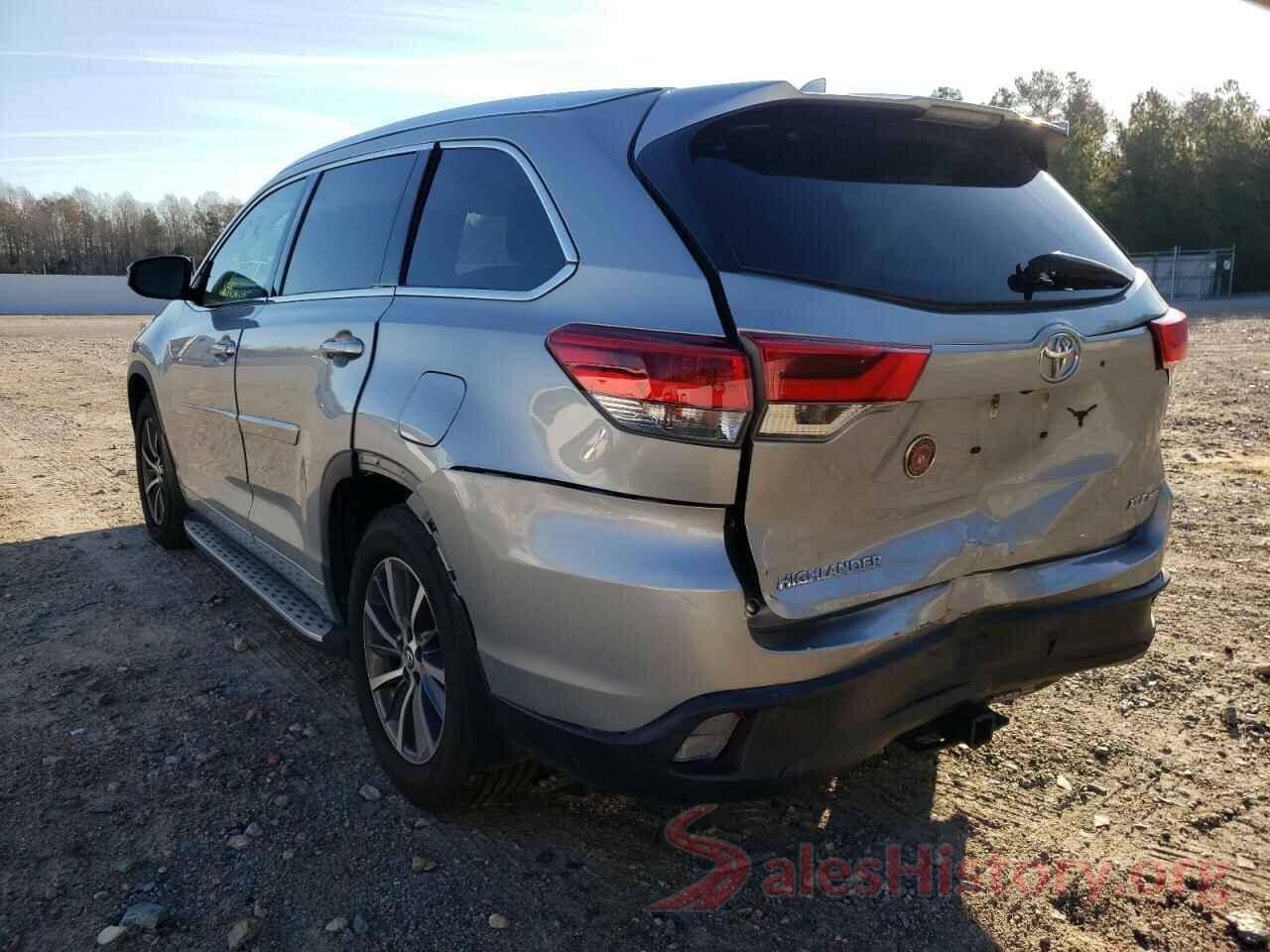 5TDJZRFH9HS429755 2017 TOYOTA HIGHLANDER