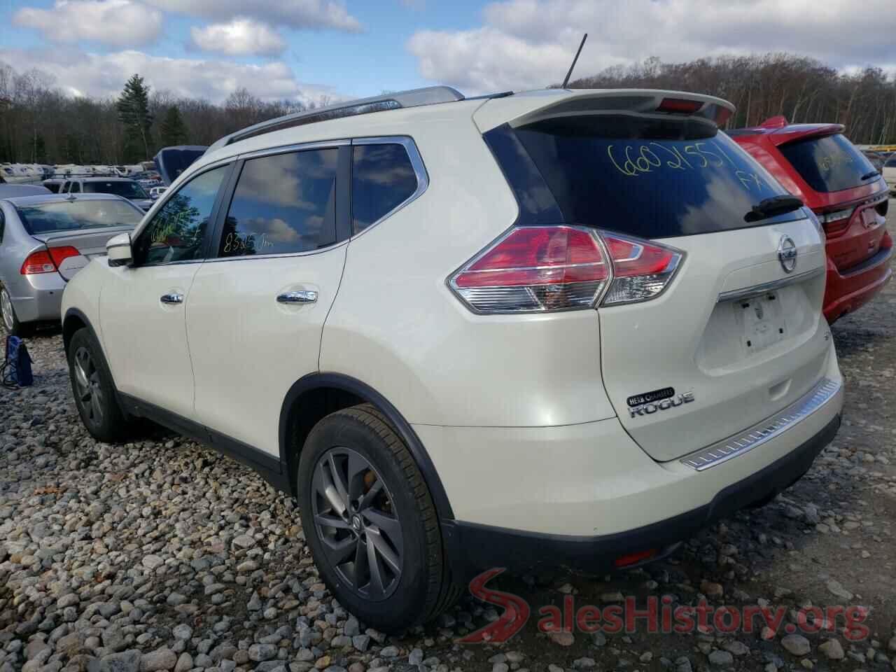 5N1AT2MV7GC780158 2016 NISSAN ROGUE