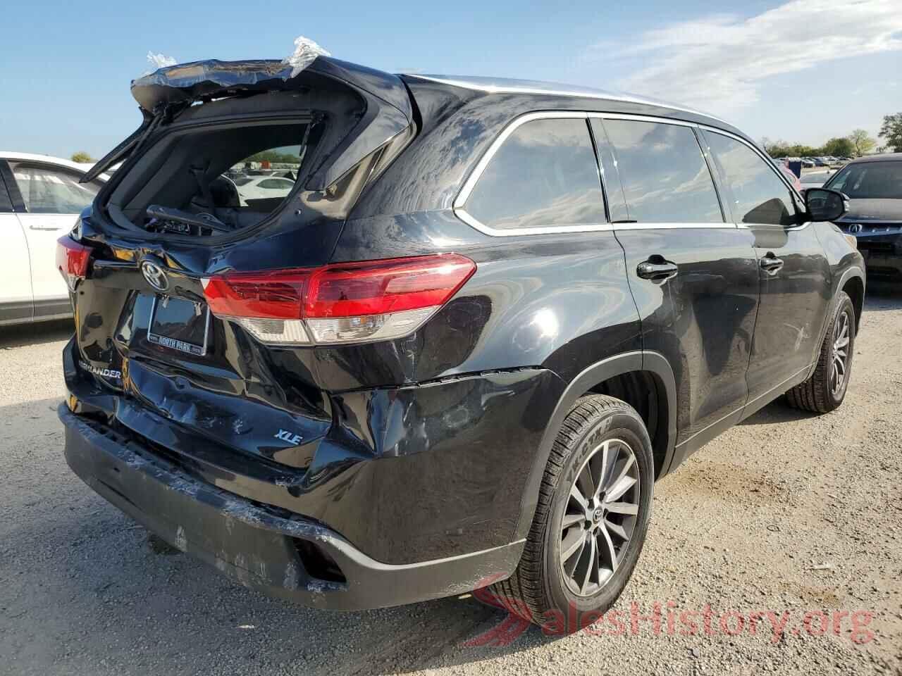 5TDKZRFH8KS551437 2019 TOYOTA HIGHLANDER