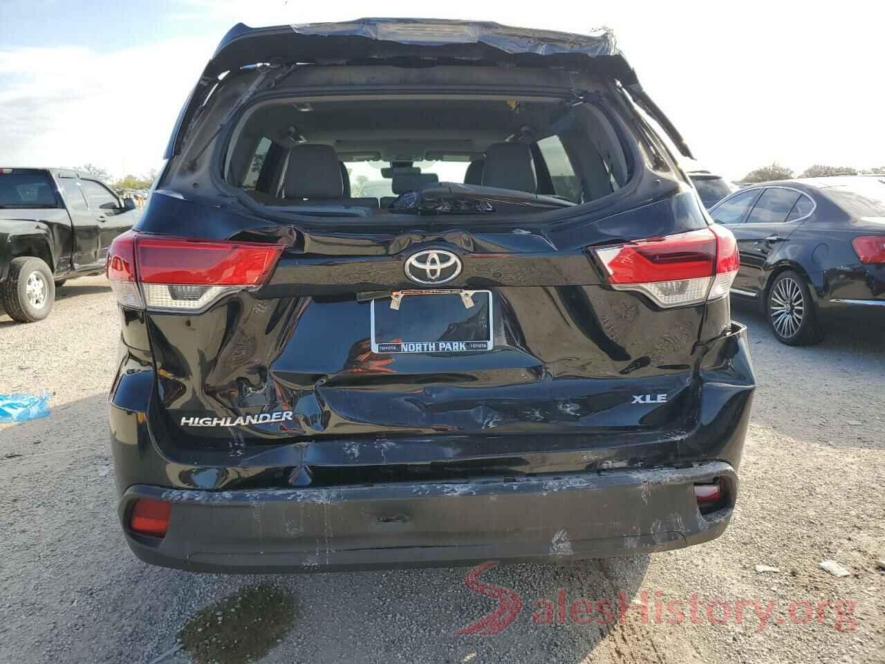 5TDKZRFH8KS551437 2019 TOYOTA HIGHLANDER