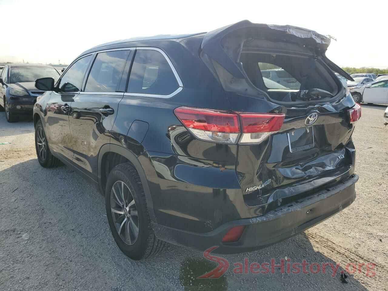 5TDKZRFH8KS551437 2019 TOYOTA HIGHLANDER