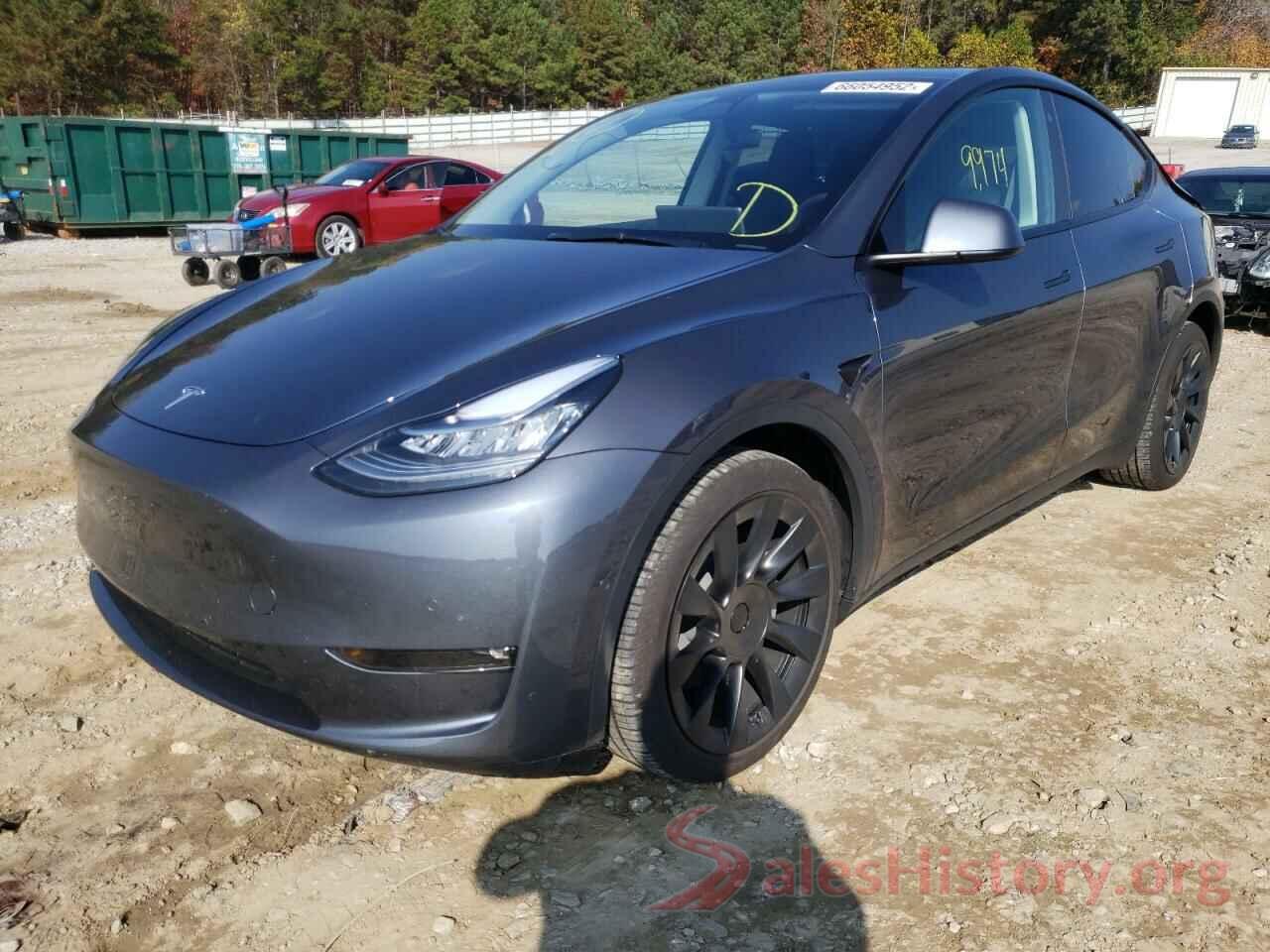 7SAYGDEE1NF443747 2022 TESLA MODEL Y