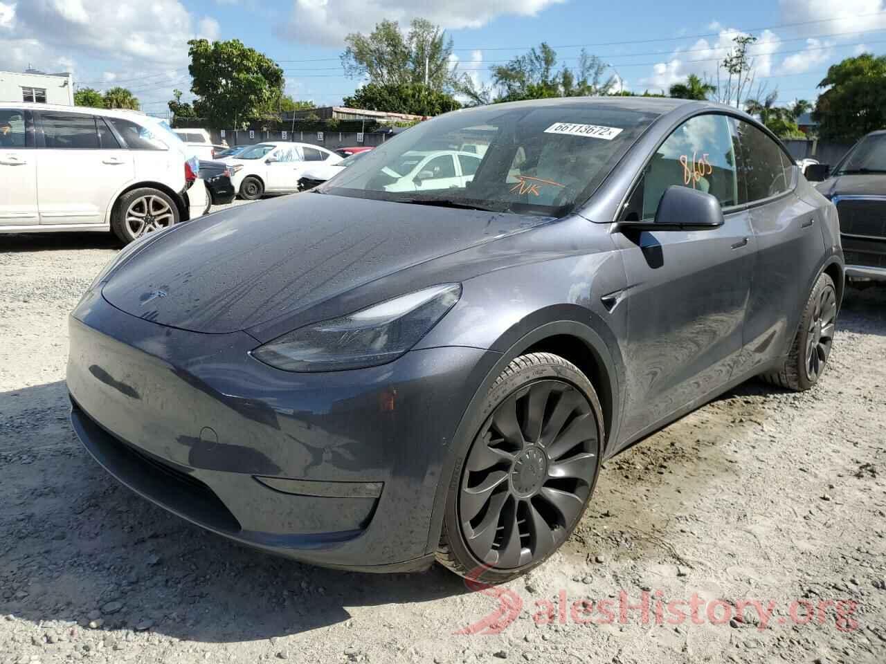 7SAYGDEFXNF315127 2022 TESLA MODEL Y