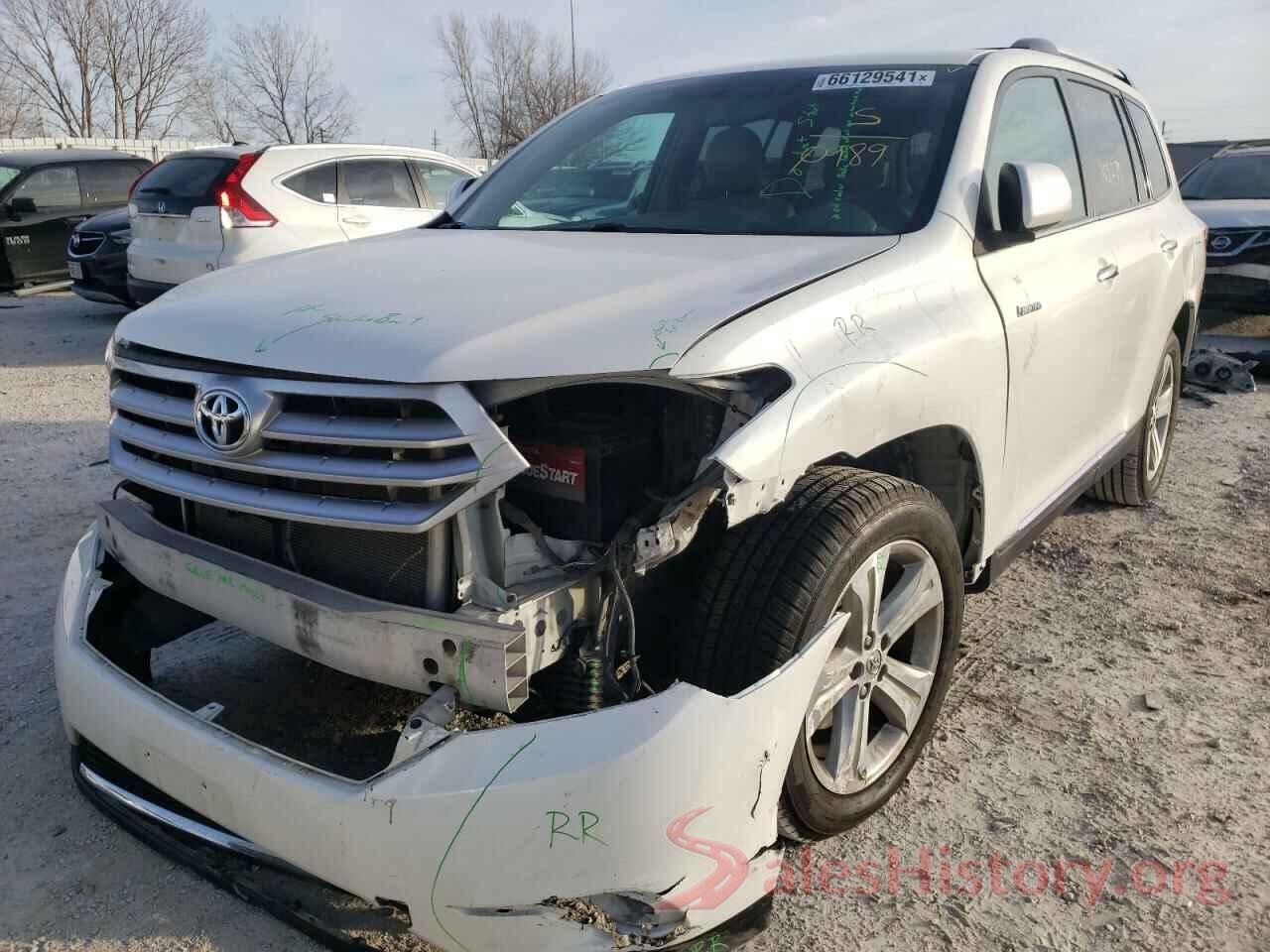 5TDDK3EH2DS270989 2013 TOYOTA HIGHLANDER