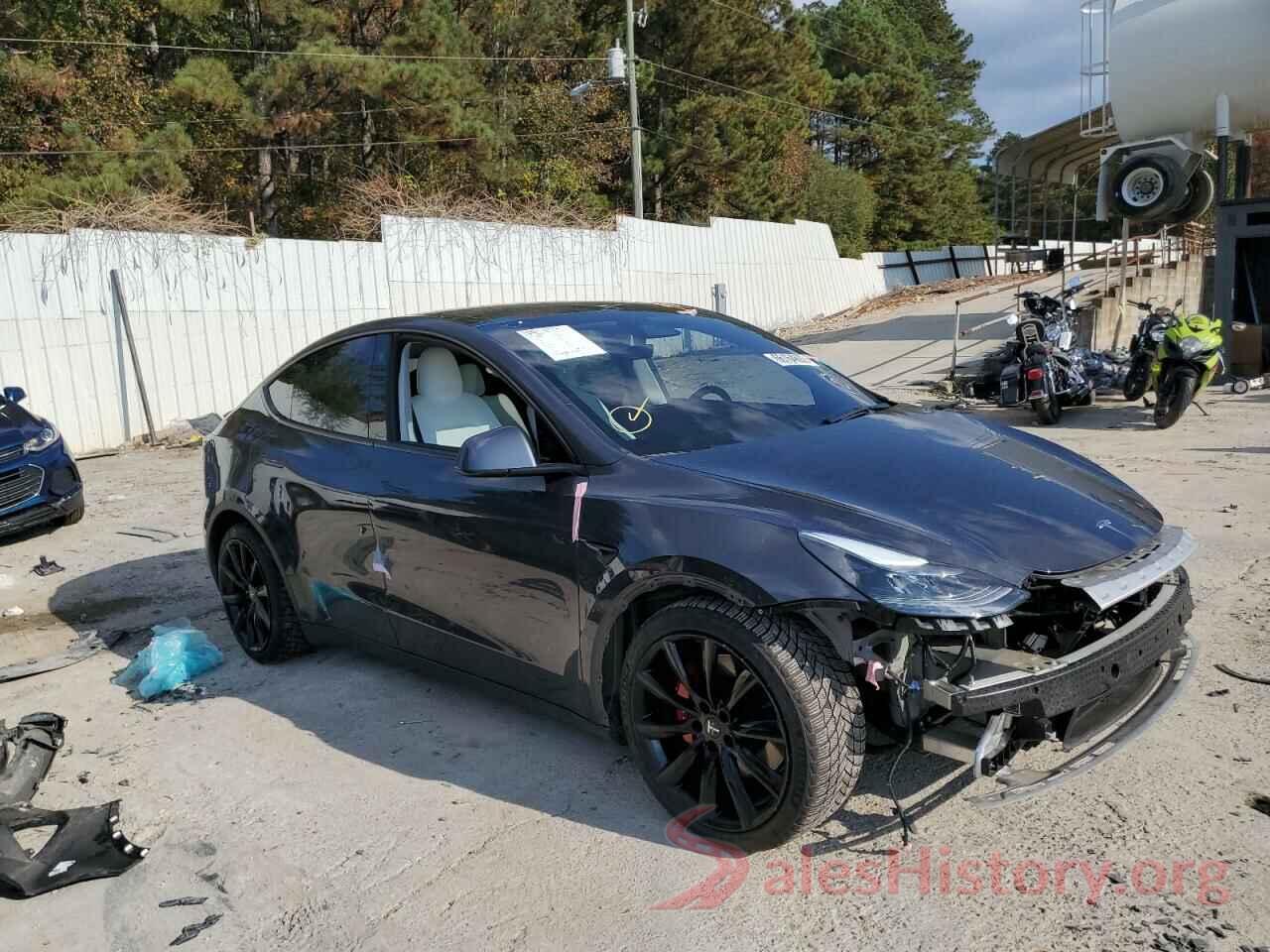 5YJYGDEF0MF194524 2021 TESLA MODEL Y