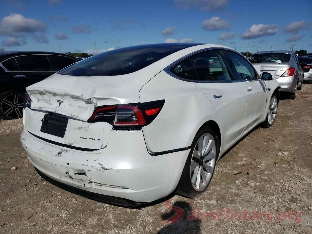 5YJ3E1EB6LF667305 2020 TESLA MODEL 3