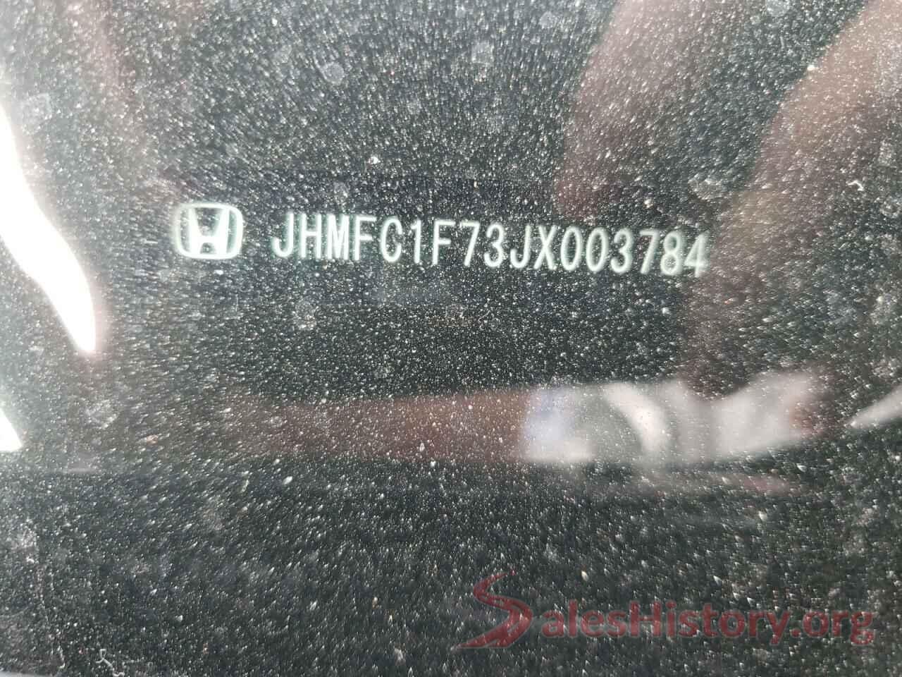 JHMFC1F73JX003784 2018 HONDA CIVIC