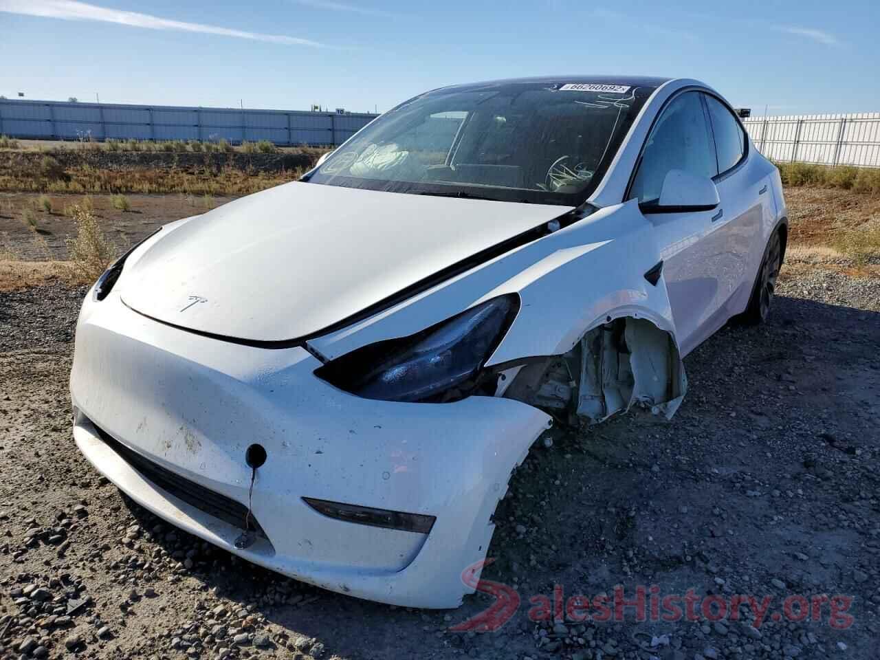 5YJYGDEFXMF258309 2021 TESLA MODEL Y