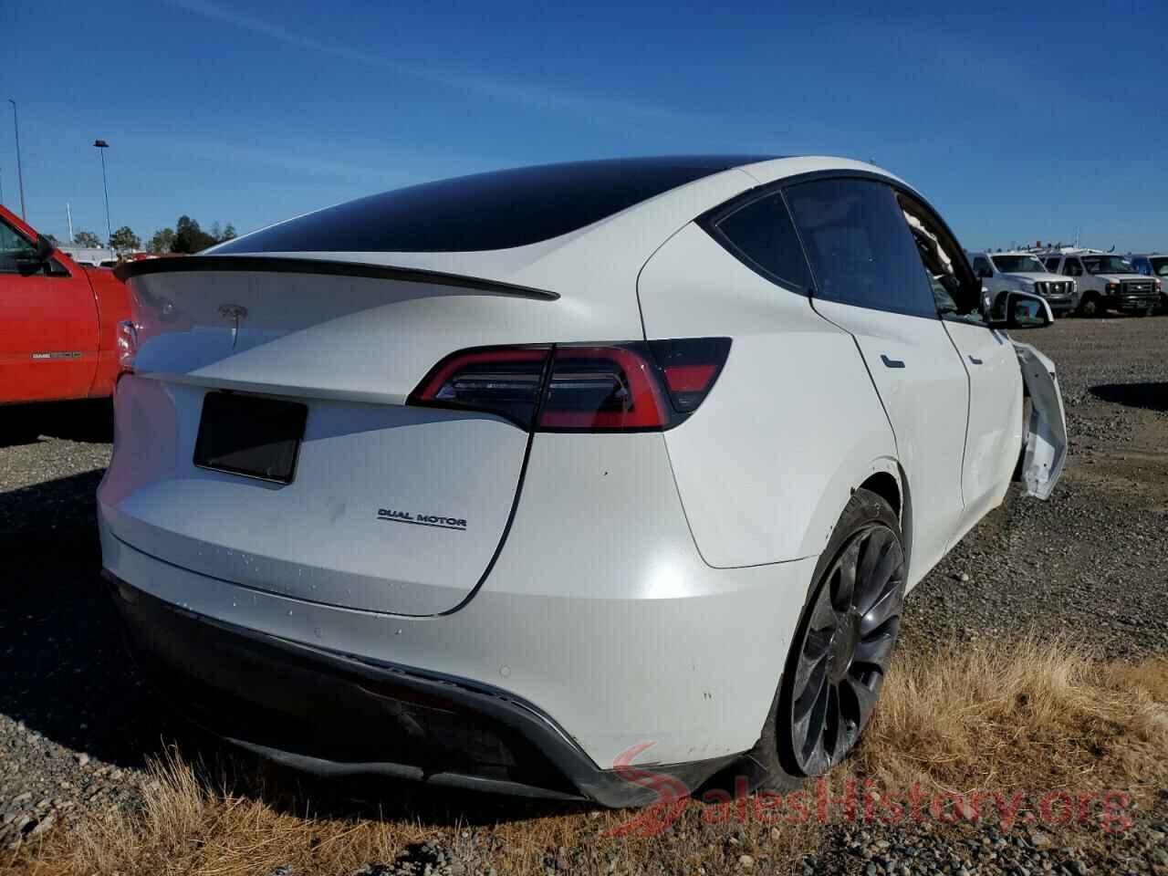 5YJYGDEFXMF258309 2021 TESLA MODEL Y