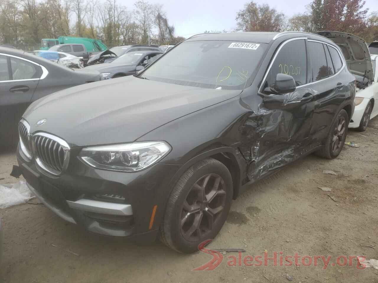 5UXTY5C07M9G21186 2021 BMW X3