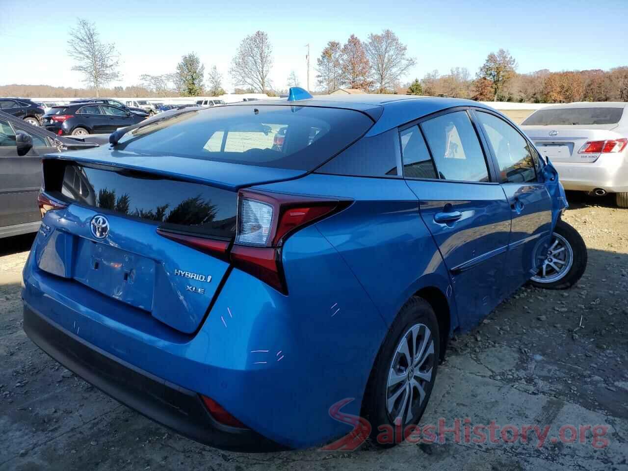 JTDL9RFU4L3018960 2020 TOYOTA PRIUS