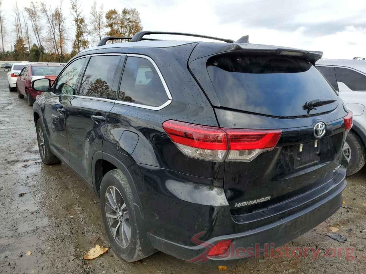 5TDJZRFH9KS562703 2019 TOYOTA HIGHLANDER