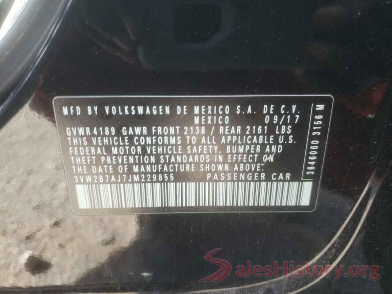 3VW2B7AJ7JM229855 2018 VOLKSWAGEN JETTA