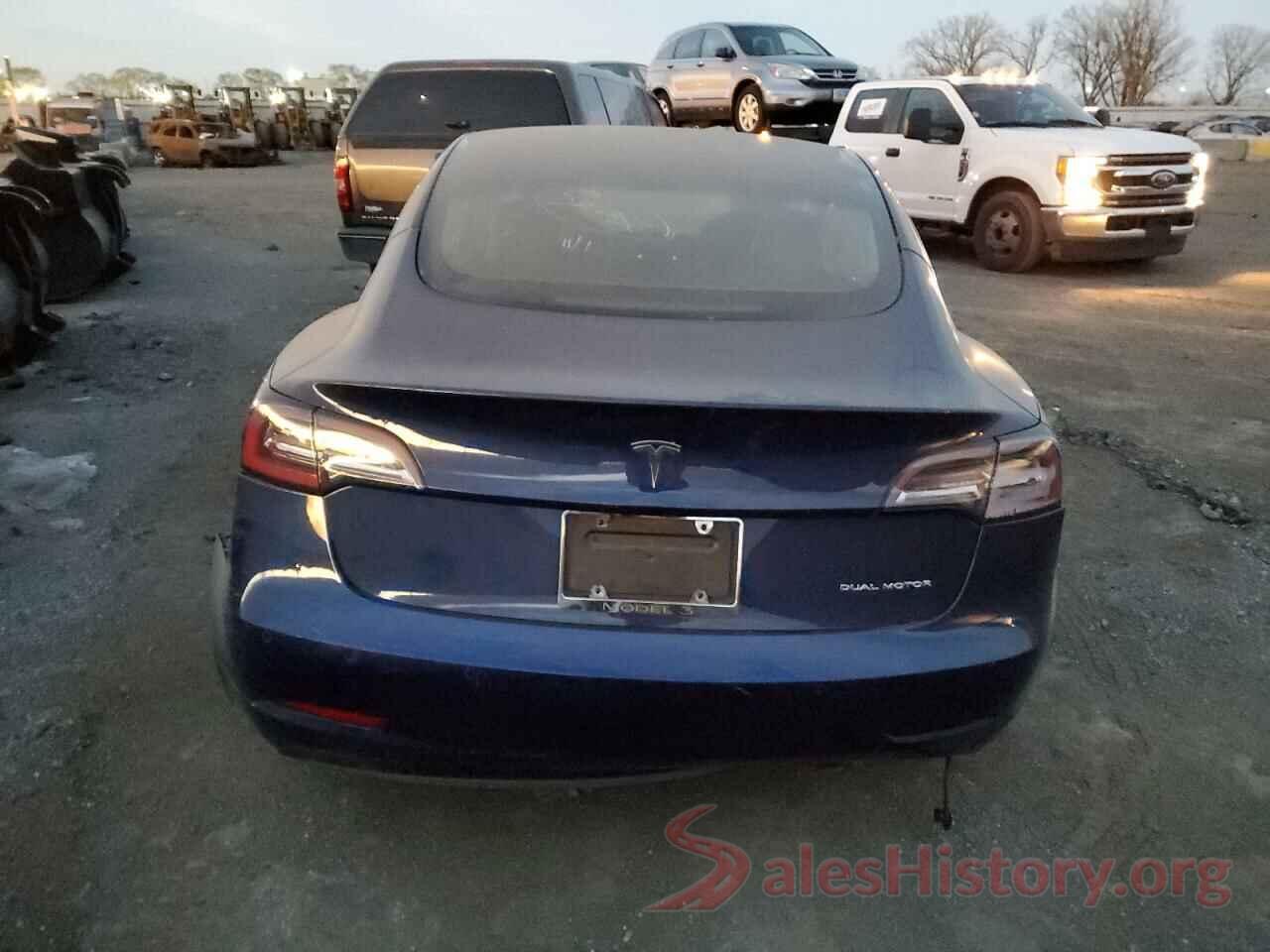 5YJ3E1EB6NF192192 2022 TESLA MODEL 3