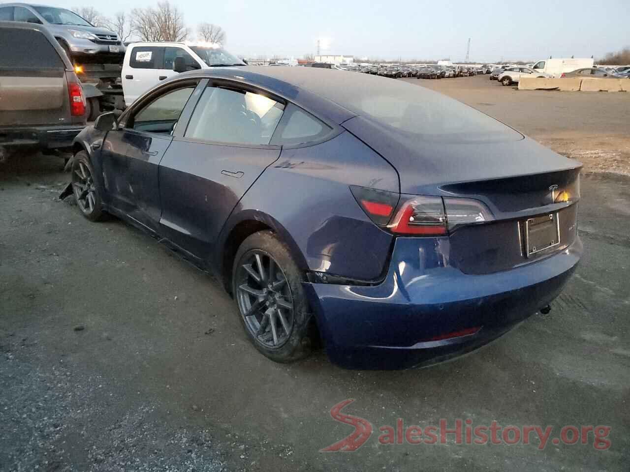 5YJ3E1EB6NF192192 2022 TESLA MODEL 3