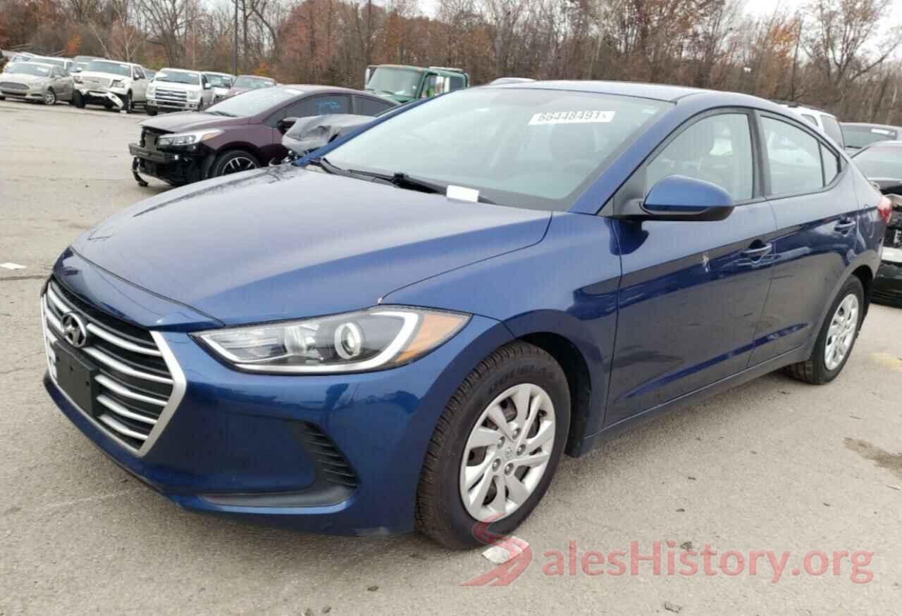 5NPD74LF9HH176385 2017 HYUNDAI ELANTRA