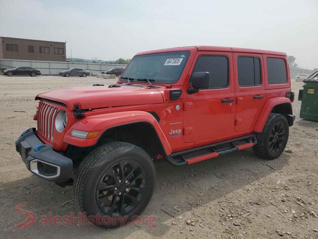2022 JEEP WRANGLER VIN 1C4JJXP66NW257740, auction photo