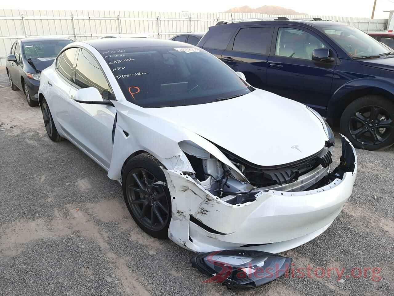 5YJ3E1EB1MF002023 2021 TESLA MODEL 3