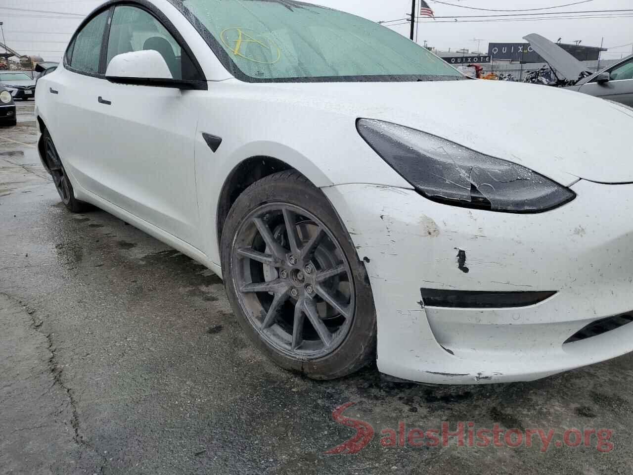 5YJ3E1EB8MF010037 2021 TESLA MODEL 3