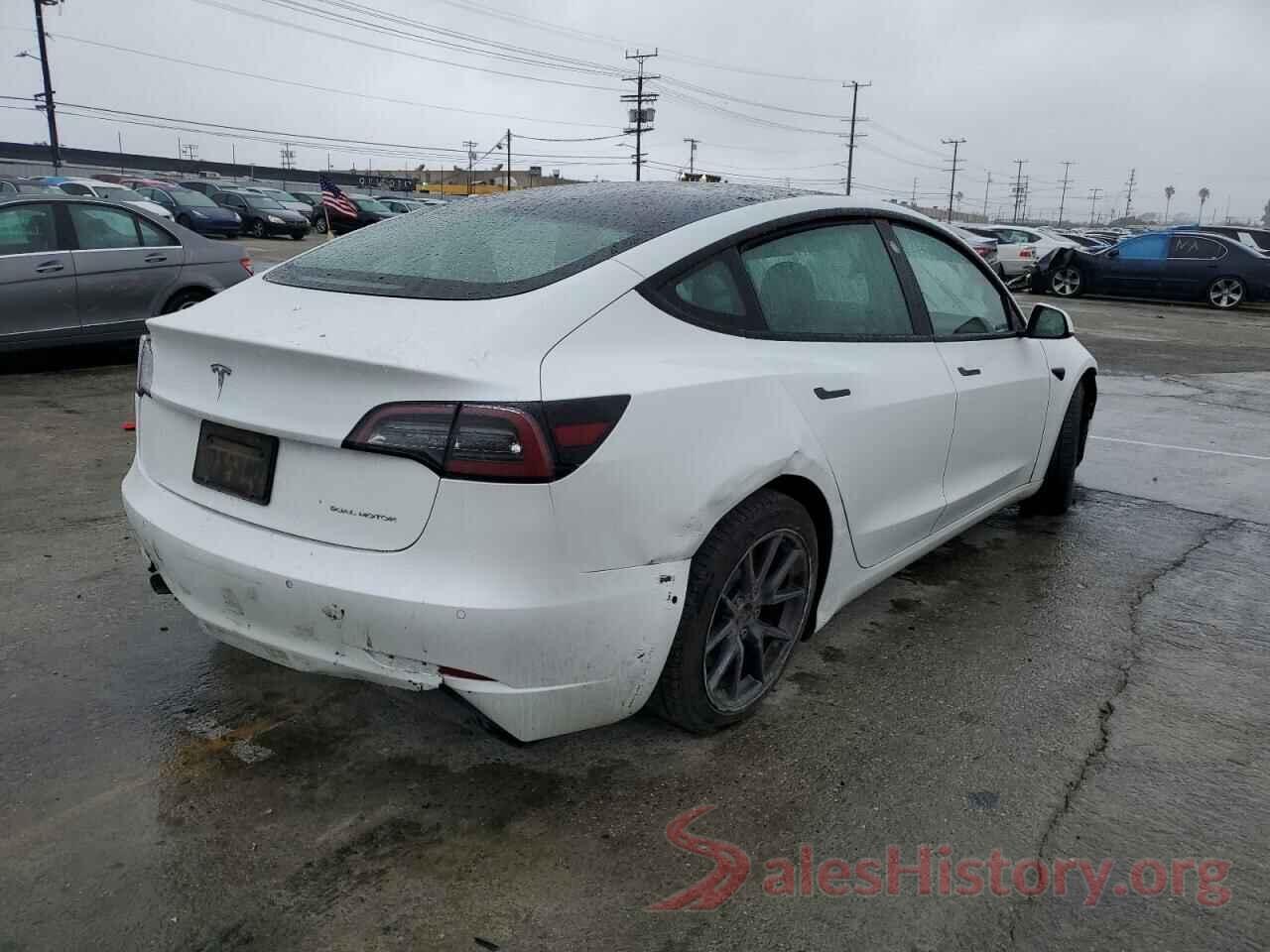 5YJ3E1EB8MF010037 2021 TESLA MODEL 3