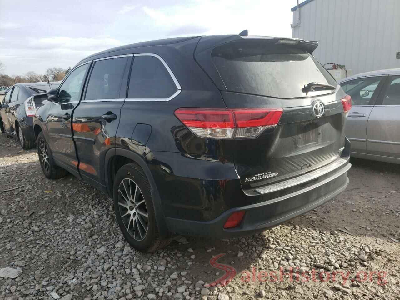 5TDJZRFH3HS380939 2017 TOYOTA HIGHLANDER