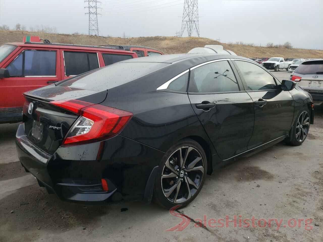 2HGFC2F8XLH593667 2020 HONDA CIVIC