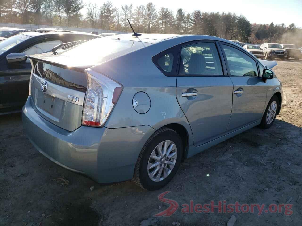 JTDKN3DP7C3011664 2012 TOYOTA PRIUS