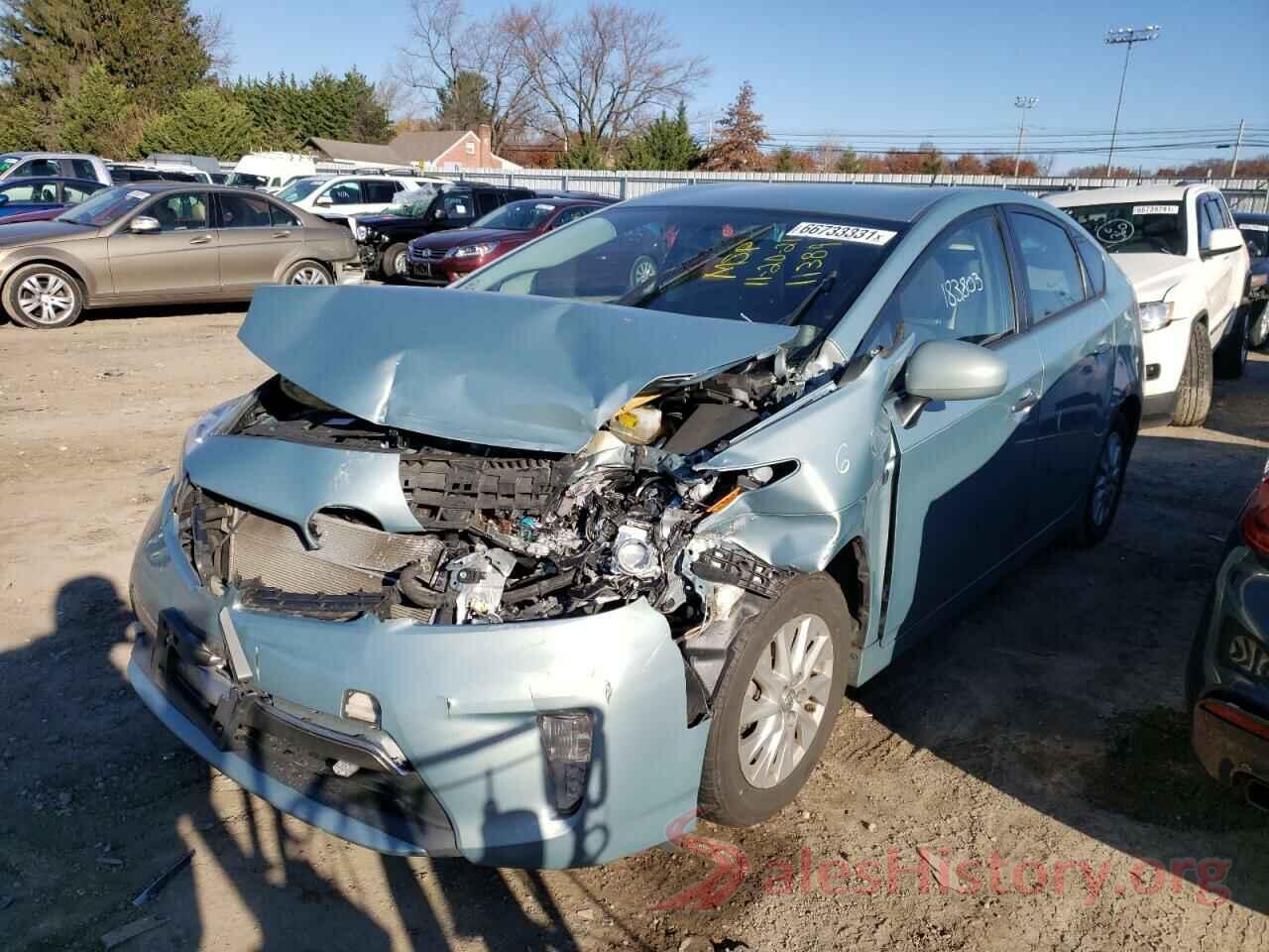 JTDKN3DP7C3011664 2012 TOYOTA PRIUS