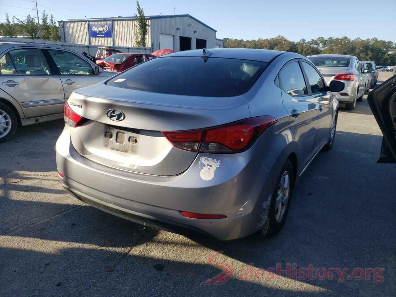 5NPDH4AE1FH572914 2015 HYUNDAI ELANTRA