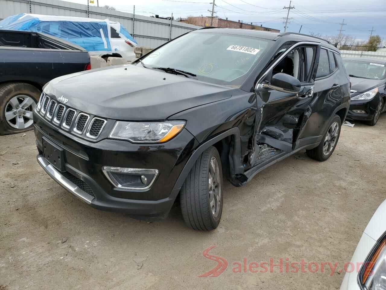 3C4NJDCB3JT202195 2018 JEEP COMPASS