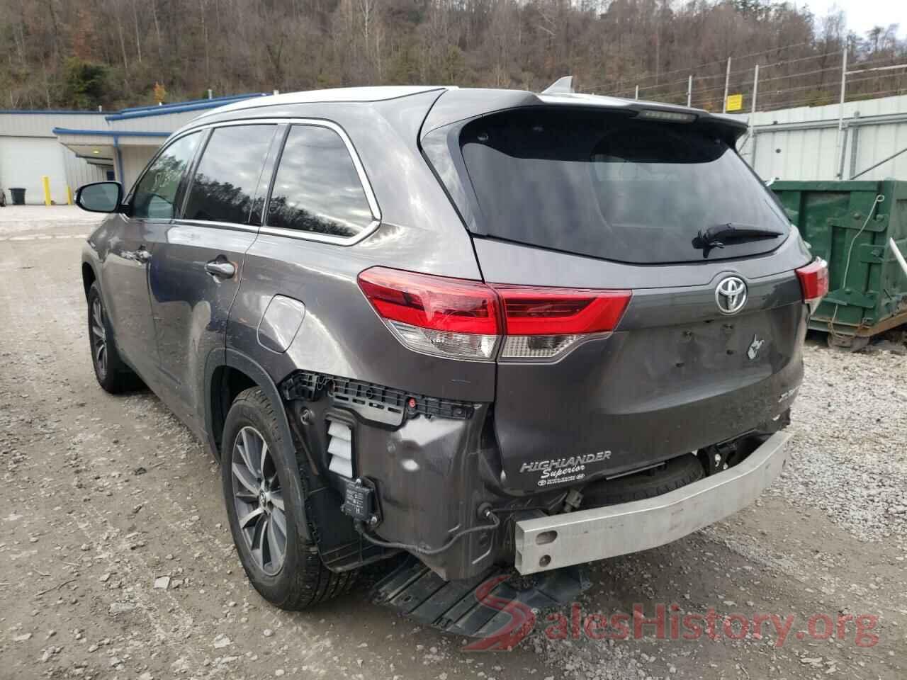 5TDJZRFH0HS390117 2017 TOYOTA HIGHLANDER