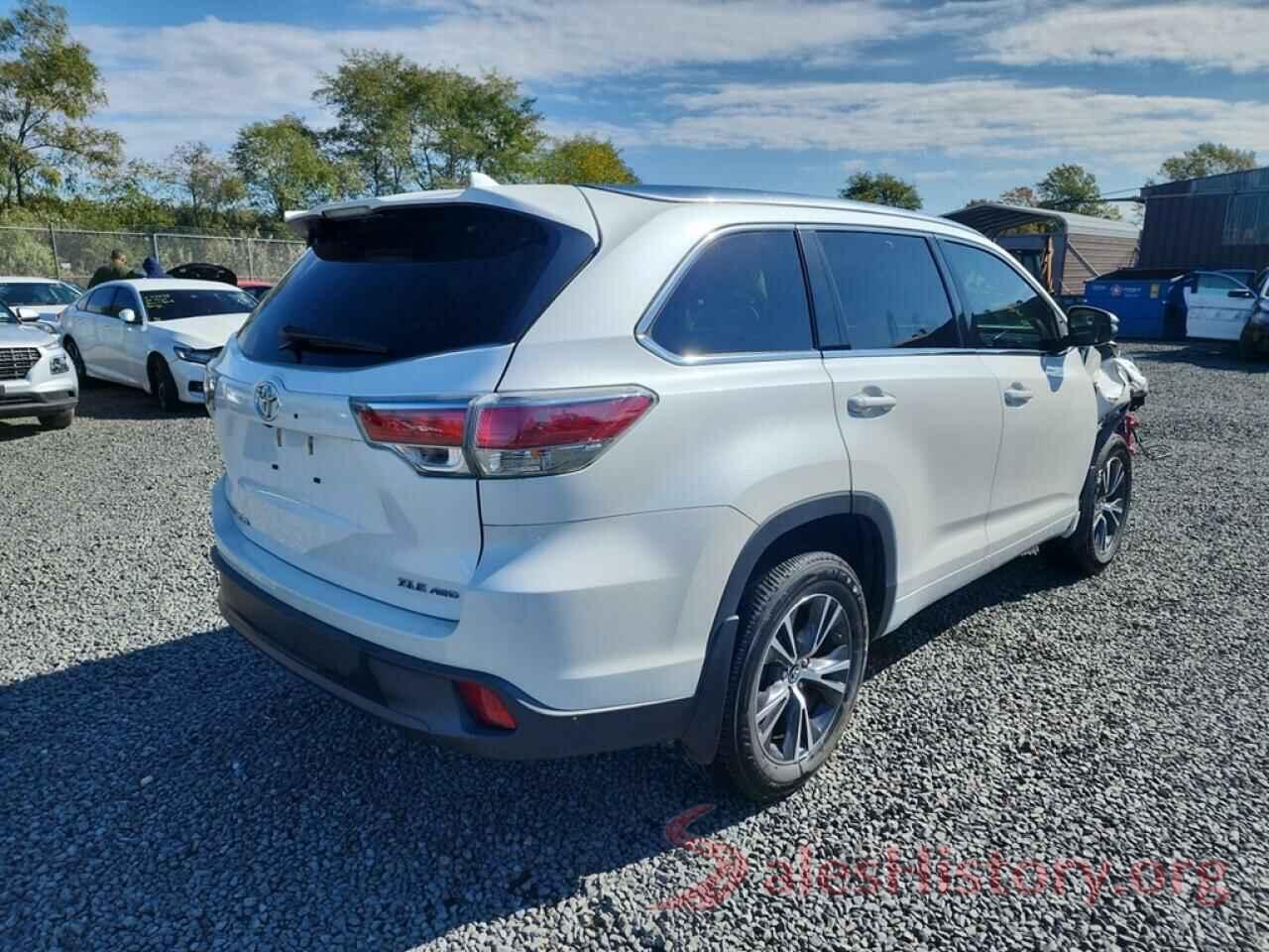 5TDJKRFH3GS353842 2016 TOYOTA HIGHLANDER