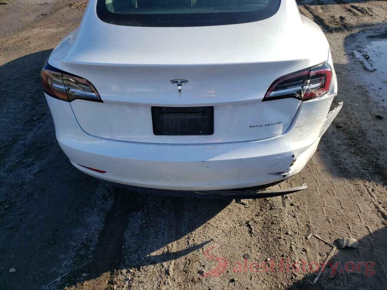 5YJ3E1EB6KF493489 2019 TESLA MODEL 3