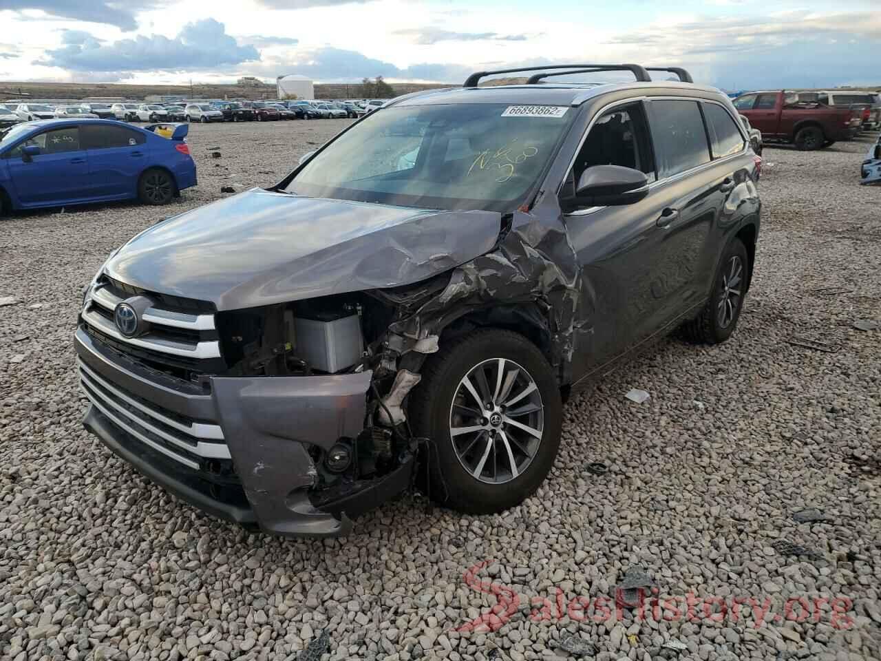 5TDJZRFH2HS407368 2017 TOYOTA HIGHLANDER