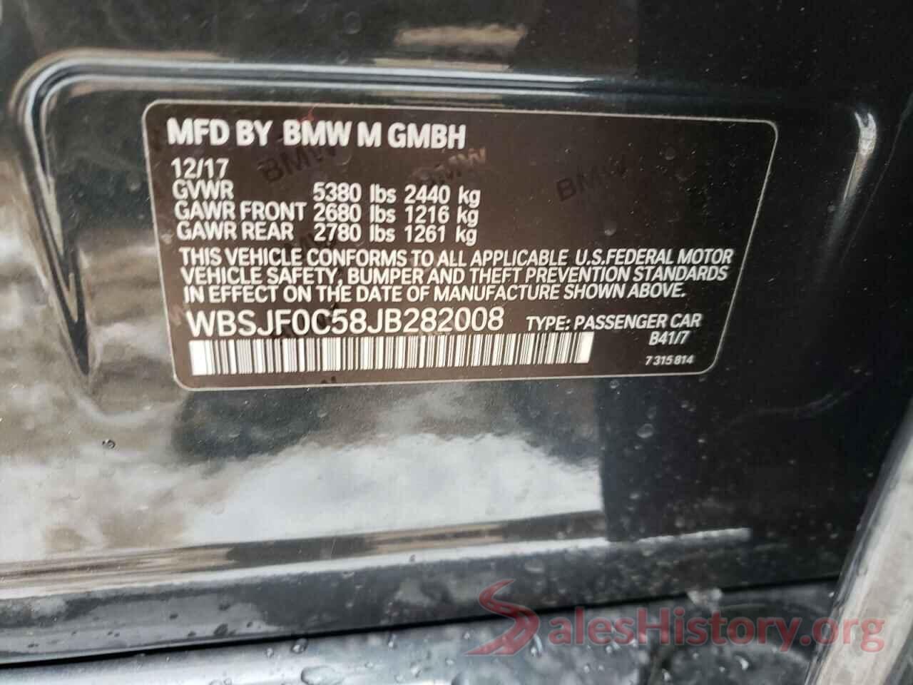 WBSJF0C58JB282008 2018 BMW M5