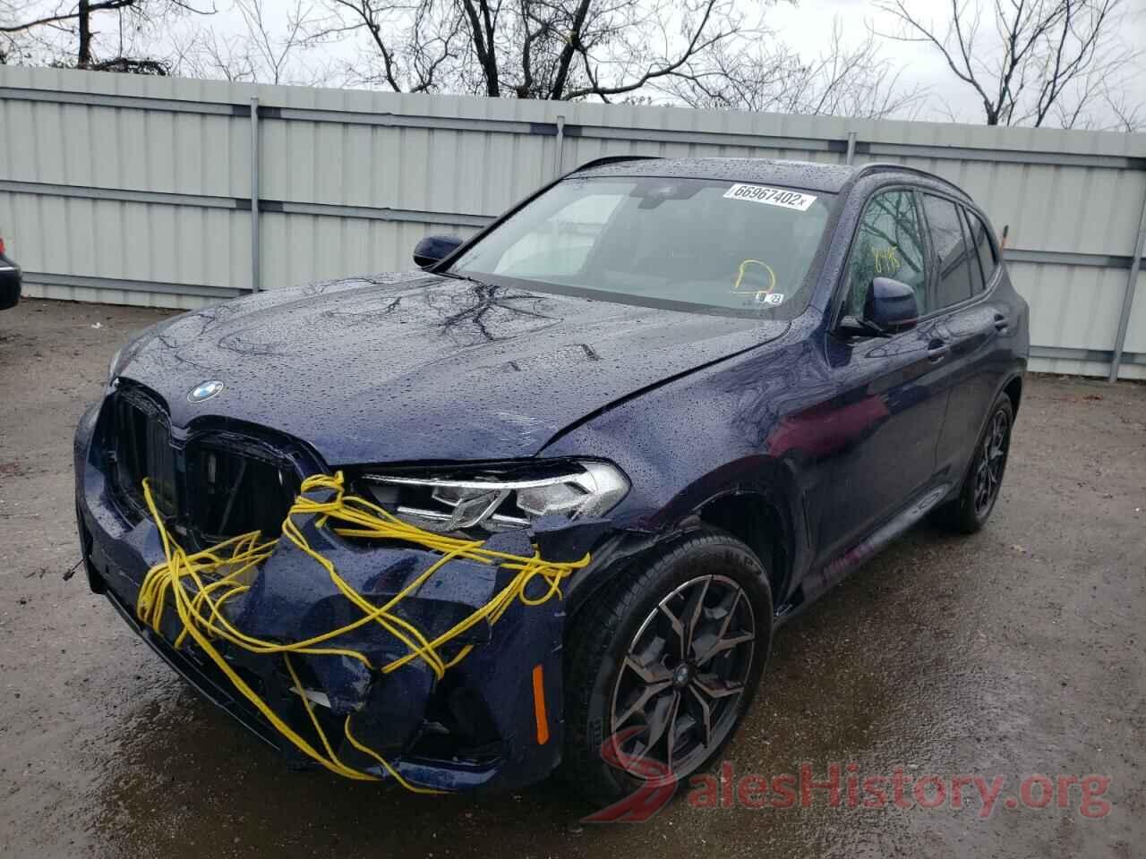 5UX53DP01N9N10451 2022 BMW X3