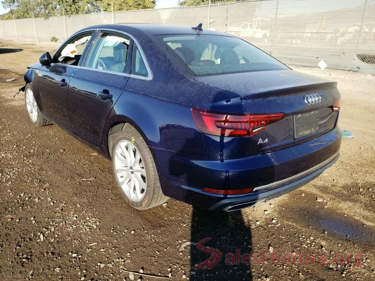 WAUGMAF40KN008234 2019 AUDI A4