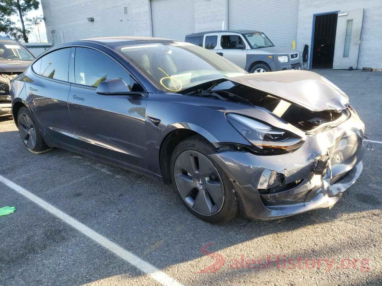 5YJ3E1EB8NF137551 2022 TESLA MODEL 3